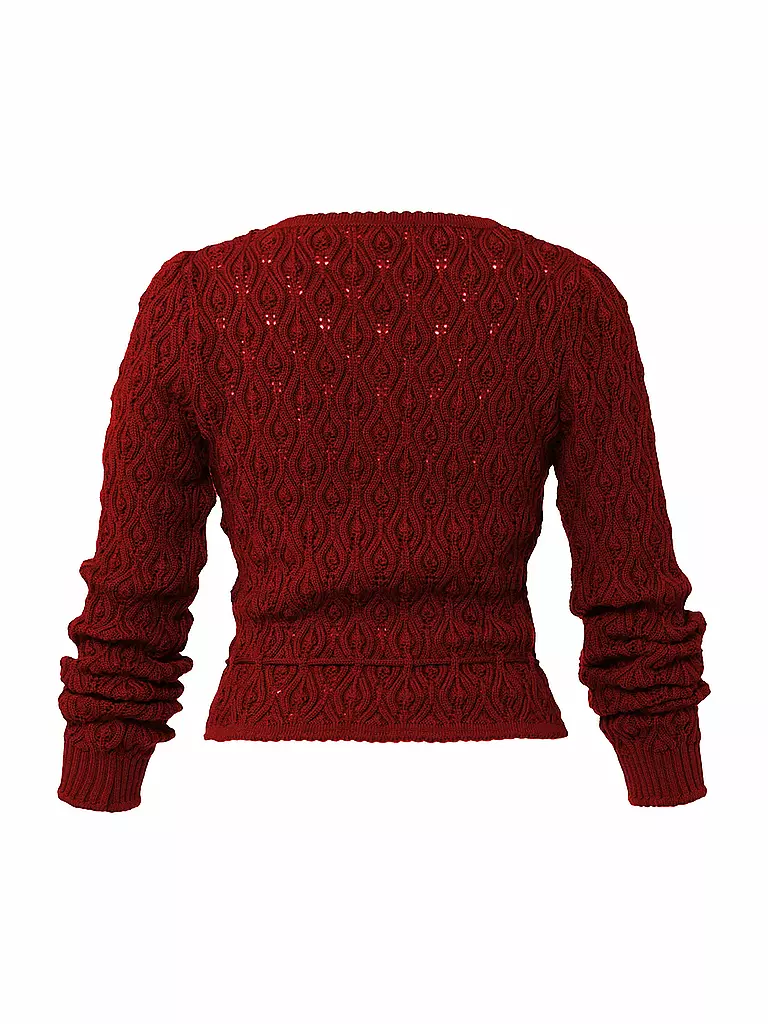 LENA HOSCHEK | Strickjacke RESI | dunkelrot