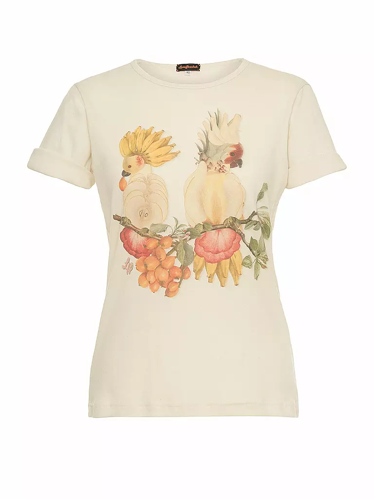 LENA HOSCHEK | T-Shirt "Tutti Frutti" | creme