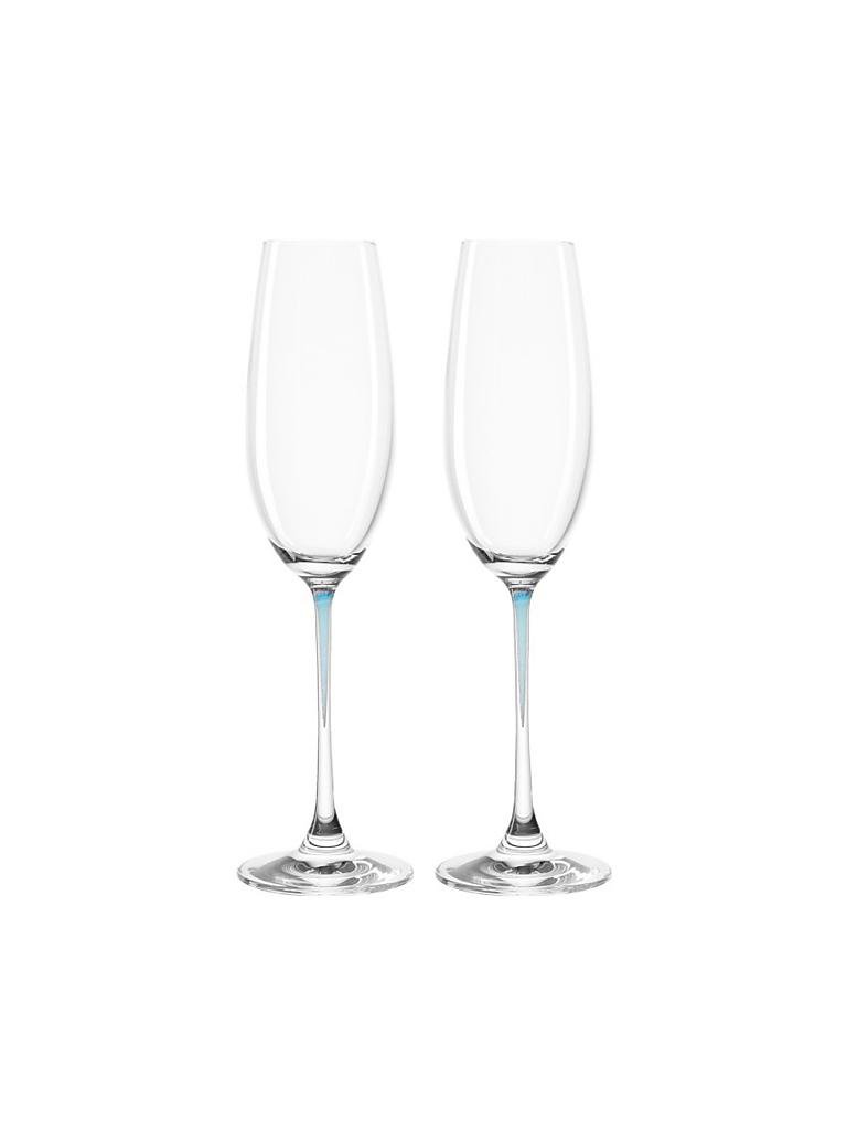 LEONARDO | Sektglas "La Perla" 2 Stück (laguna) 205ml | türkis