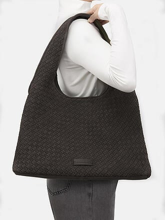 LES VISIONNAIRES | Ledertasche - Hobo Bag PAZ WEAVE COZY
