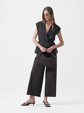 LES VISIONNAIRES | Ledertasche - Henkeltasche SADIE GRADE WEAVE COZY