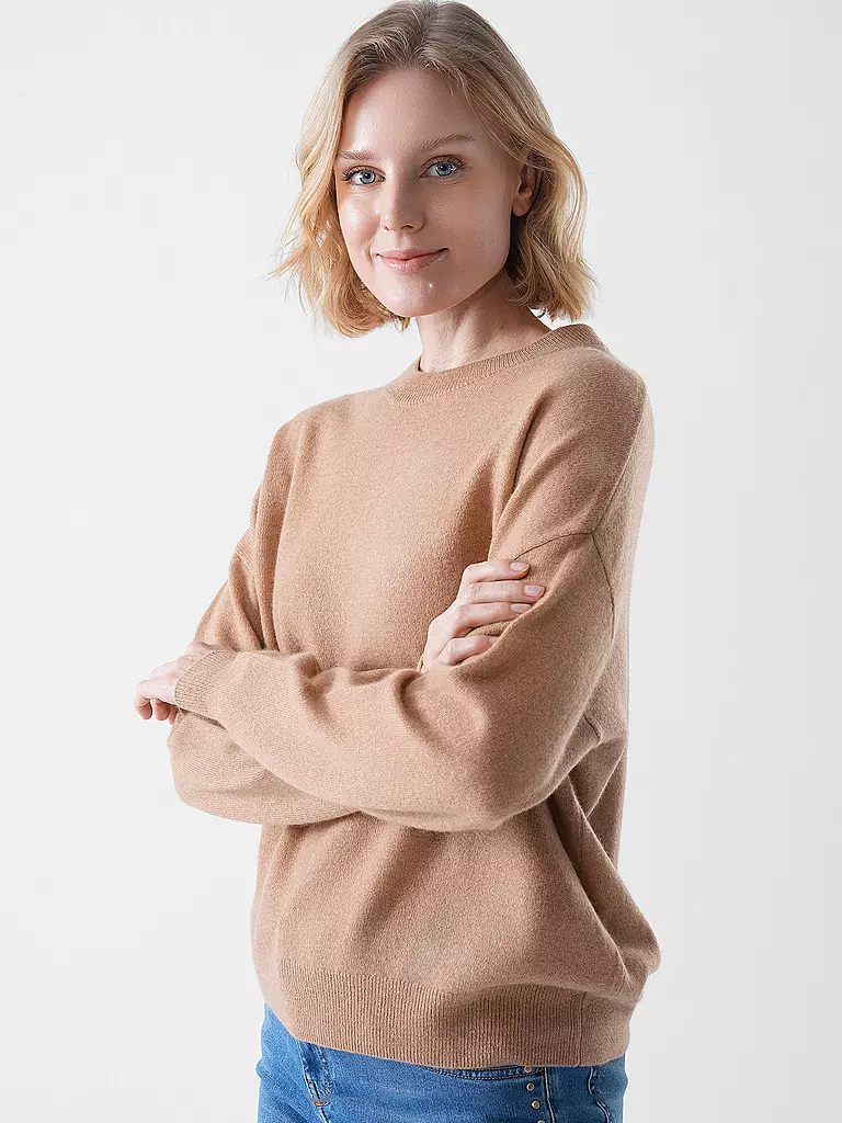 LES TRICOTS DE LEA | Kaschmirpullover MAPOUPETTE | dunkelrot