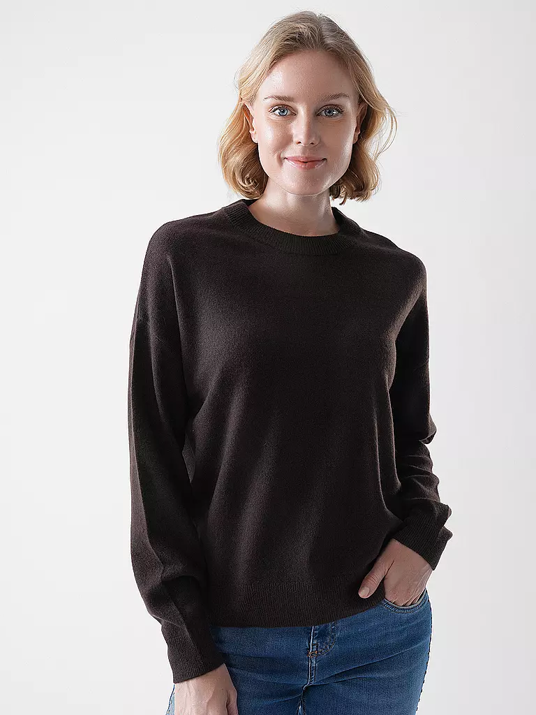 LES TRICOTS DE LEA | Kaschmirpullover MAPOUPETTE | dunkelrot