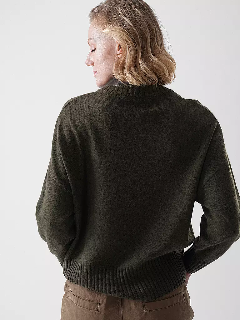 LES TRICOTS DE LEA | Kaschmirpullover MAPOUPETTE | dunkelgrün