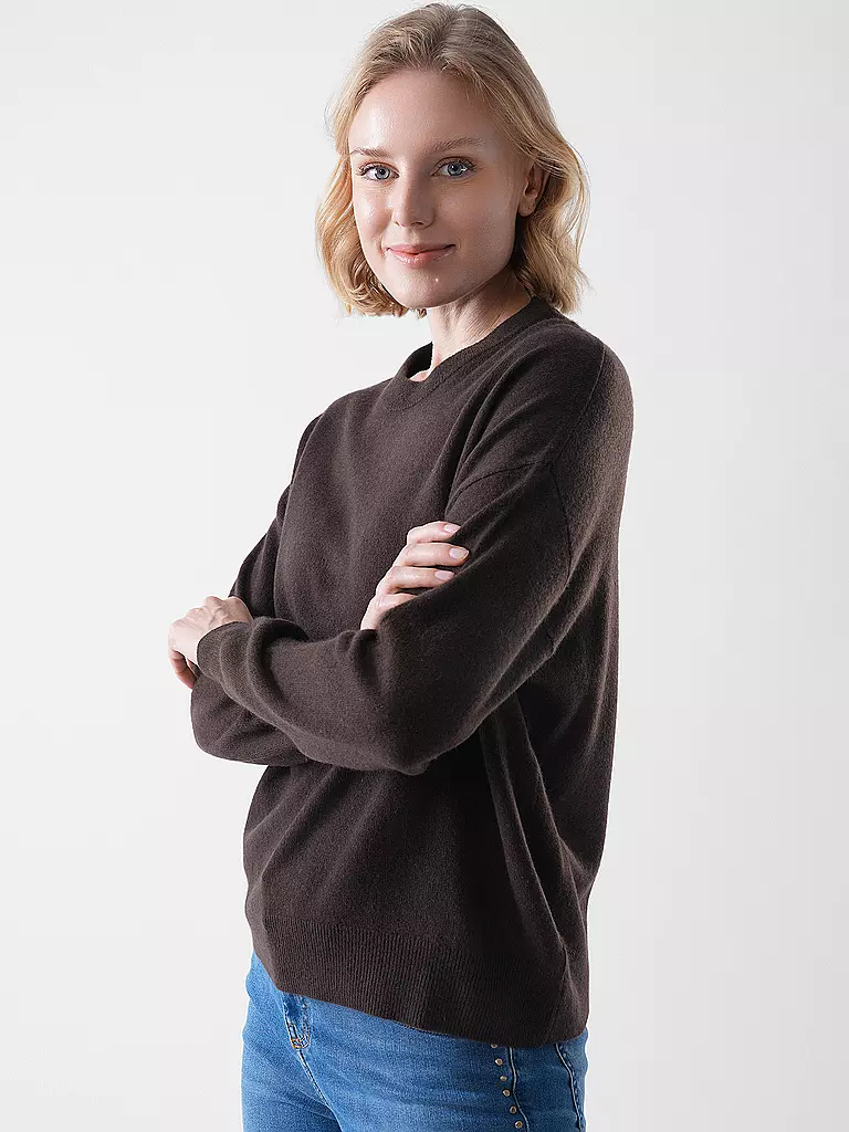 LES TRICOTS DE LEA | Kaschmirpullover MAPOUPETTE | dunkelrot