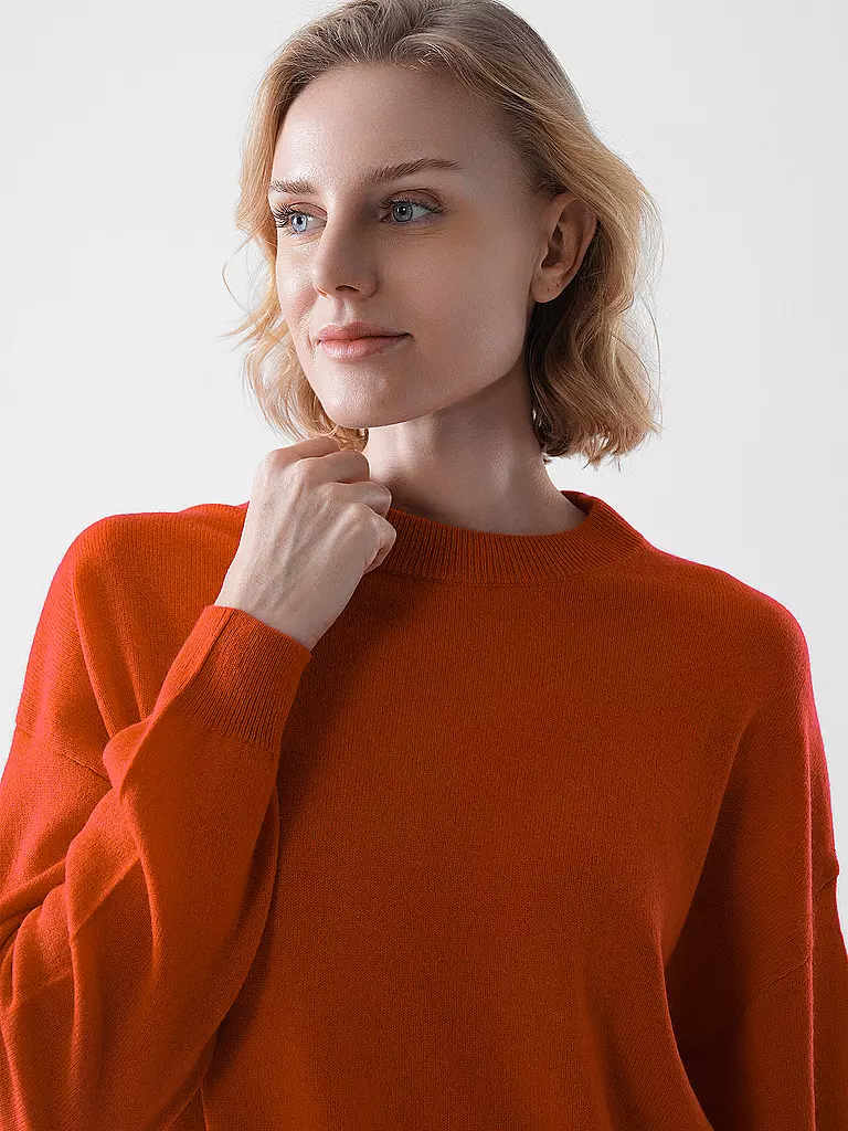LES TRICOTS DE LEA | Kaschmirpullover MAPOUPETTE | dunkelrot