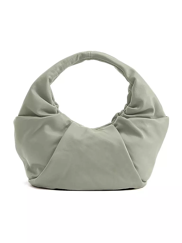 LES VISIONNAIRES | Ledertasche - Hobo Bag GRETA | hellgrün