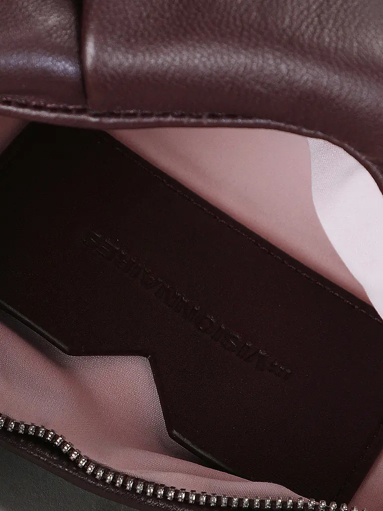 LES VISIONNAIRES | Ledertasche - Mini Bag GRETA MINI ESSENTIAL SILKY | Dunkelrot