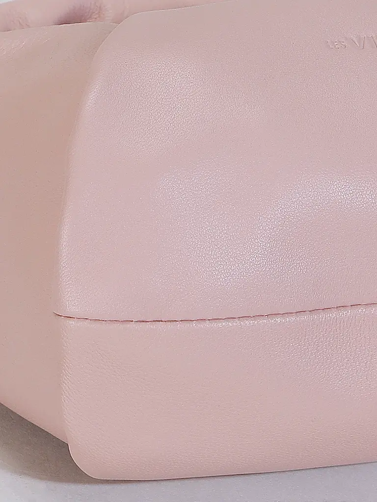 LES VISIONNAIRES | Ledertasche - Mini Bag GRETA MINI ESSENTIAL SILKY | Rosa