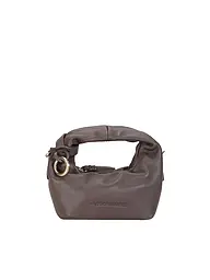LES VISIONNAIRES | Ledertasche - Mini Bag GRETA NANO SILKY | Braun