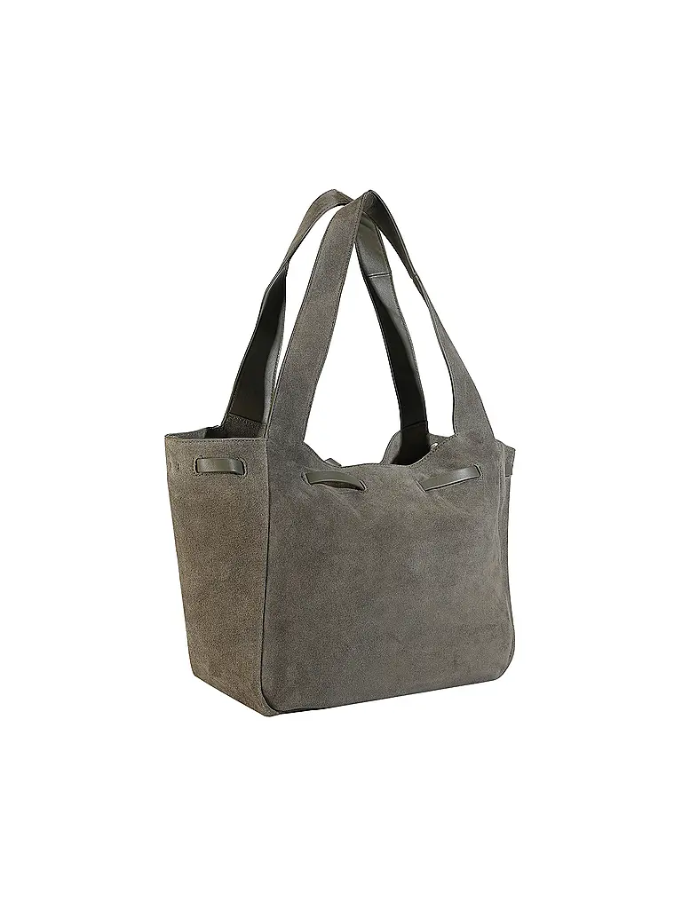 LES VISIONNAIRES | Ledertasche - Shopper GABRIELLA | Olive