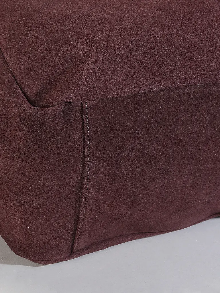 LES VISIONNAIRES | Ledertasche - Shopper GABRIELLA | Dunkelrot