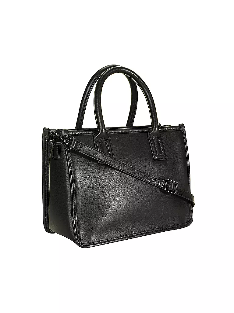 LES VISIONNAIRES | Ledertasche - Tote Bag   LENA SILKY | schwarz