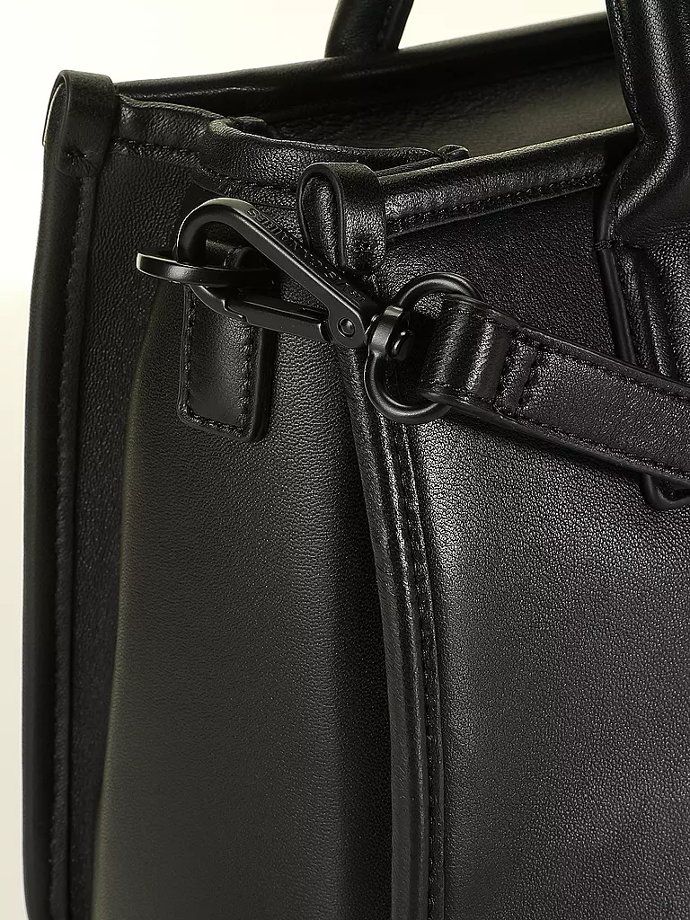 LES VISIONNAIRES | Ledertasche - Tote Bag   LENA SILKY | olive