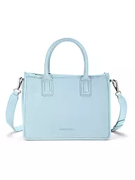 LES VISIONNAIRES | Ledertasche - Tote Bag LENA SILKY Medium | hellblau