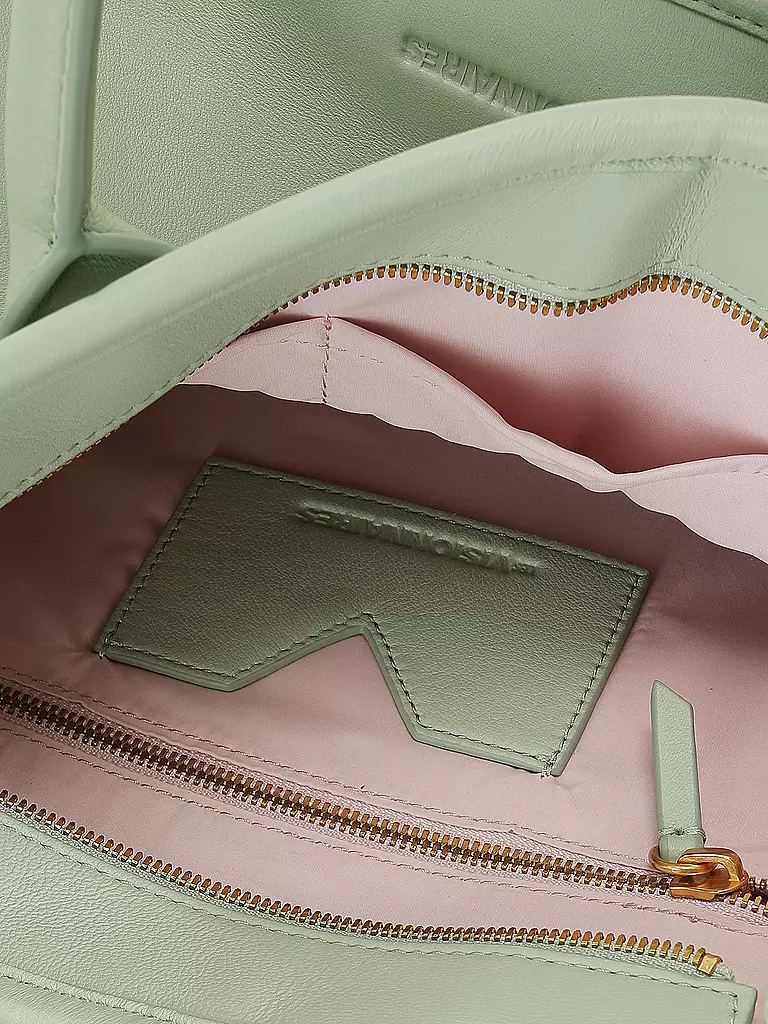 LES VISIONNAIRES | Ledertasche - Tote Bag LENA SILKY Medium | rosa