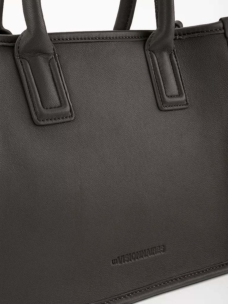 LES VISIONNAIRES | Ledertasche - Tote Bag LENA SILKY Medium | mint