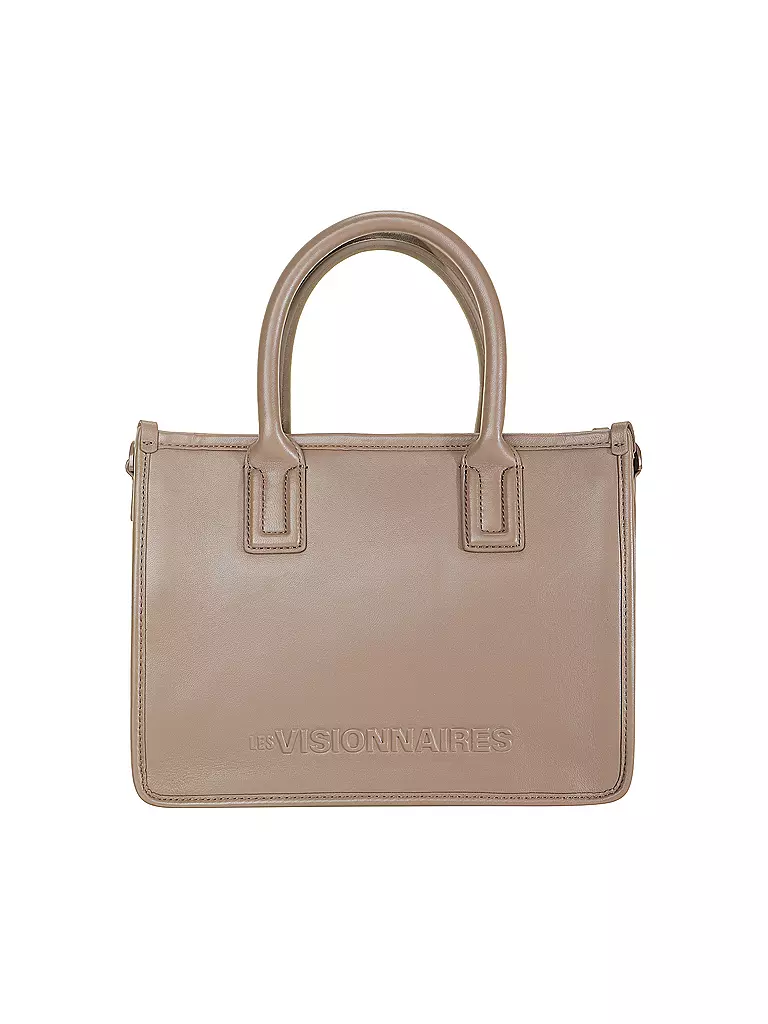 LES VISIONNAIRES | Ledertasche - Tote Bag LENA SILKY | camel