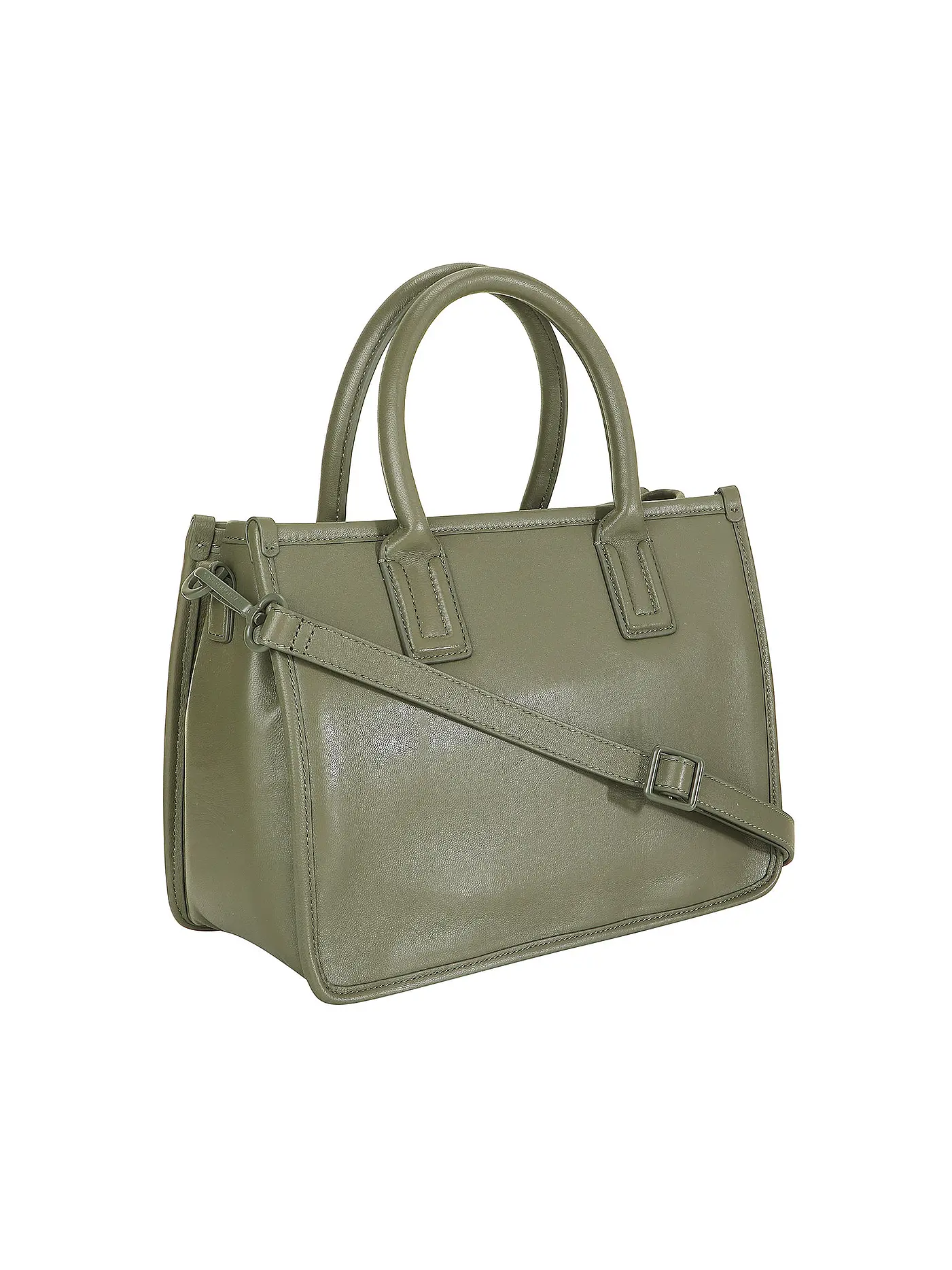 LES VISIONNAIRES | Ledertasche - Tote Bag LENA SILKY | olive