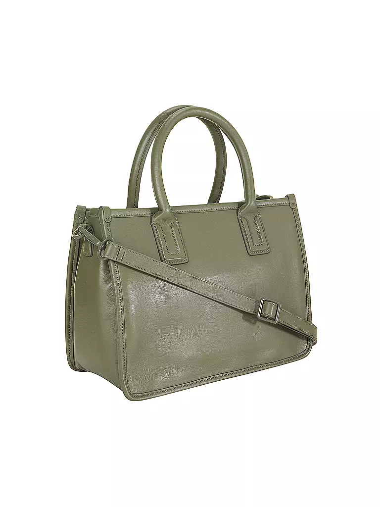 LES VISIONNAIRES | Ledertasche - Tote Bag LENA SILKY | schwarz