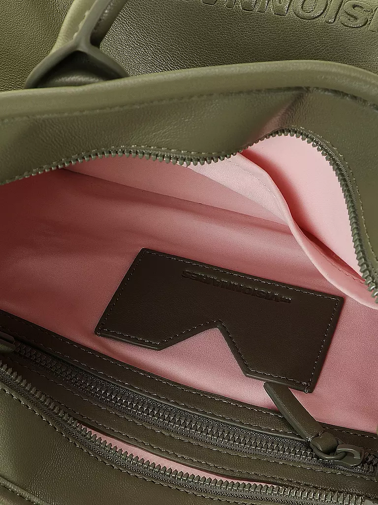 LES VISIONNAIRES | Ledertasche - Tote Bag LENA SILKY | schwarz