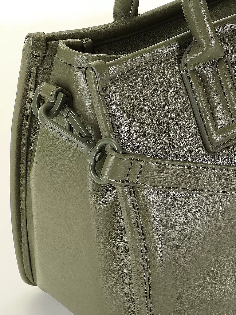 LES VISIONNAIRES | Ledertasche - Tote Bag LENA SILKY | schwarz