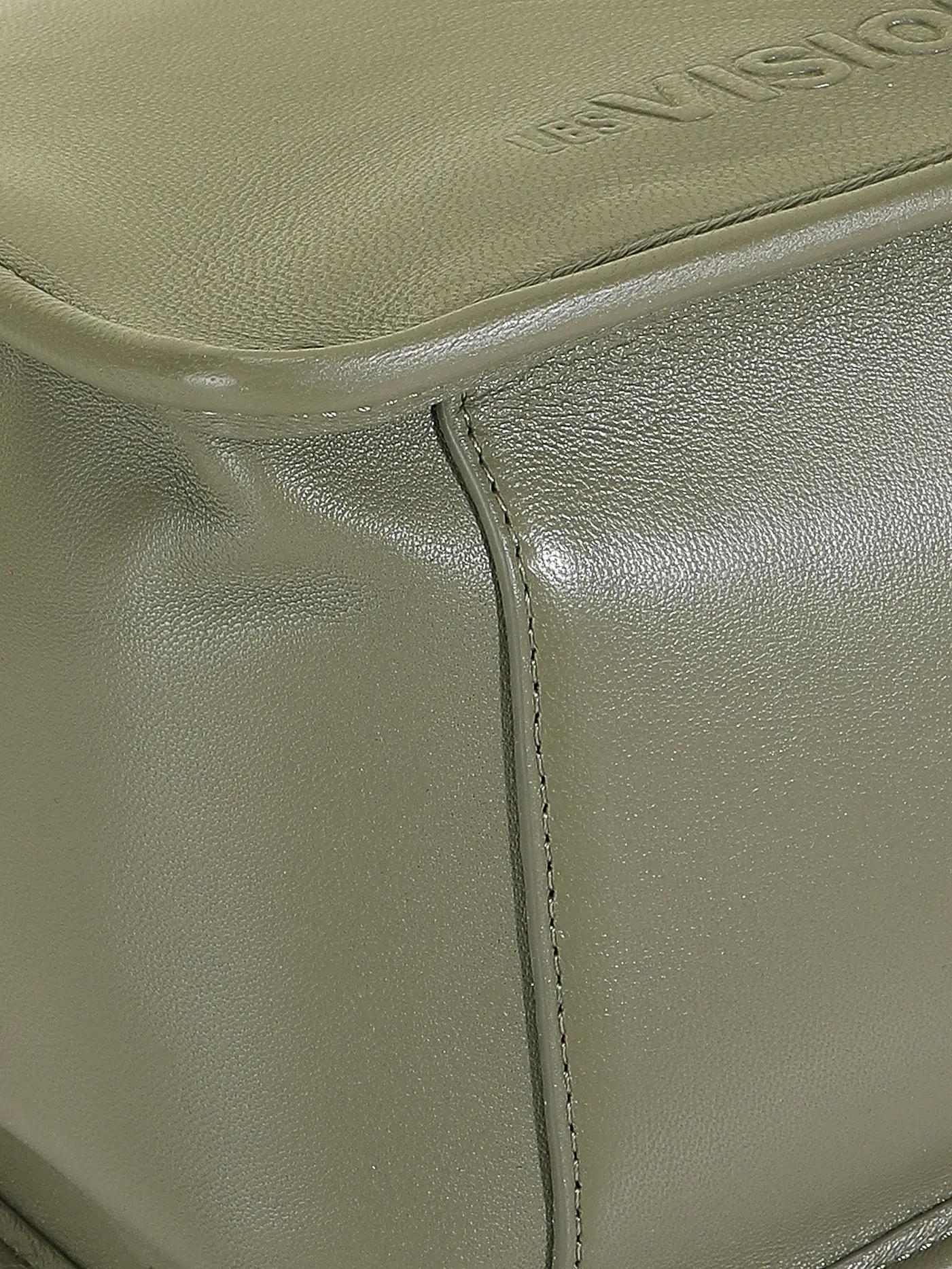 LES VISIONNAIRES | Ledertasche - Tote Bag LENA SILKY | olive