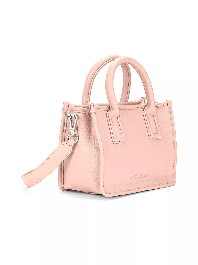 LES VISIONNAIRES | Ledertasche - Tote Bag LENI SILKY Small | rosa