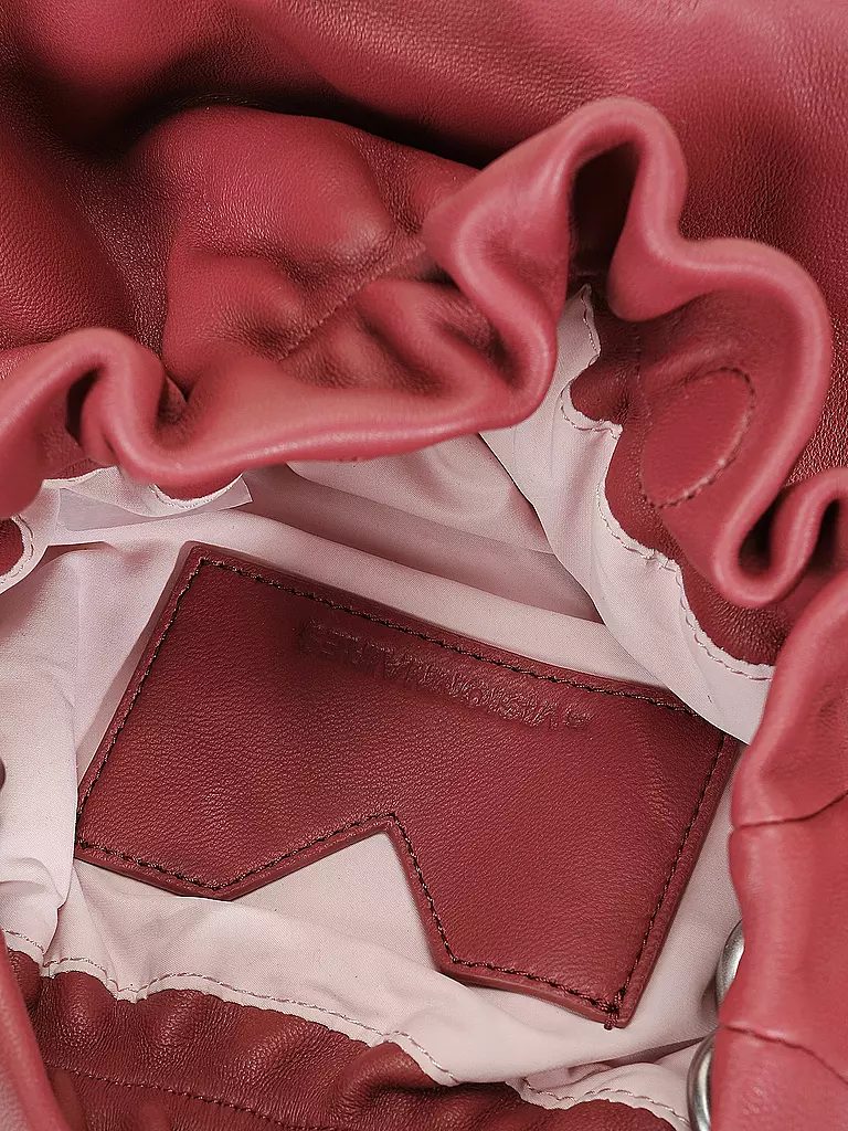 LES VISIONNAIRES | Ledertasche - Umhängetasche CAMILLE SILKY | beere