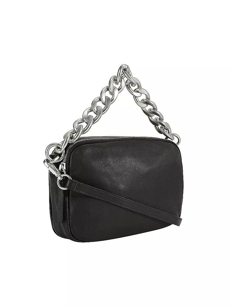 LES VISIONNAIRES | Ledertasche - Umhängetasche EMILY CHAIN | schwarz