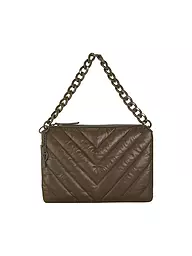 LES VISIONNAIRES | Ledertasche - Umhängetasche VERA QUILTING  | hellgrün