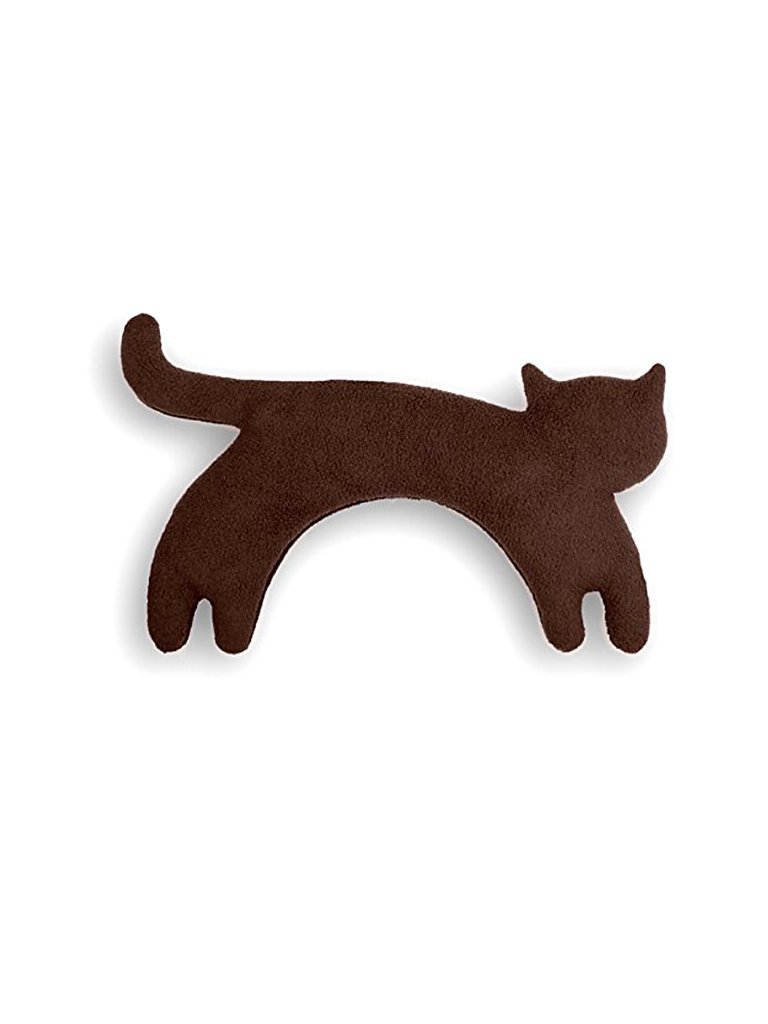 LESCHI Wärmekissen Katze Minina 21x9cm schwarz