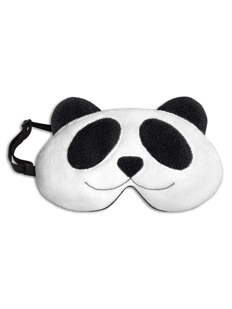 LESCHI | Schlafmaske Panda Lien | schwarz