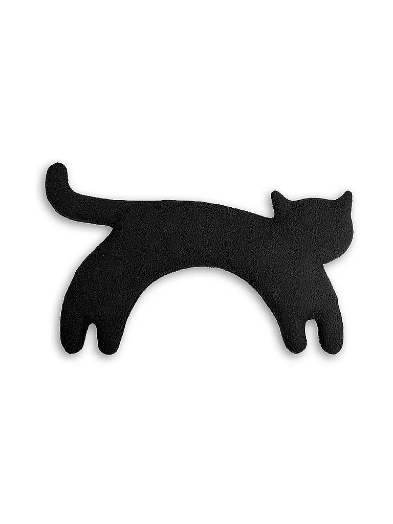 LESCHI | Wärmekissen "Die Katze Minina" 39x17cm | schwarz