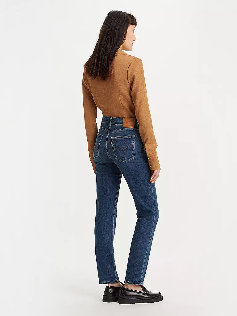 LEVI'S® | Highwaist Jeans Straight Fit 724 | dunkelblau