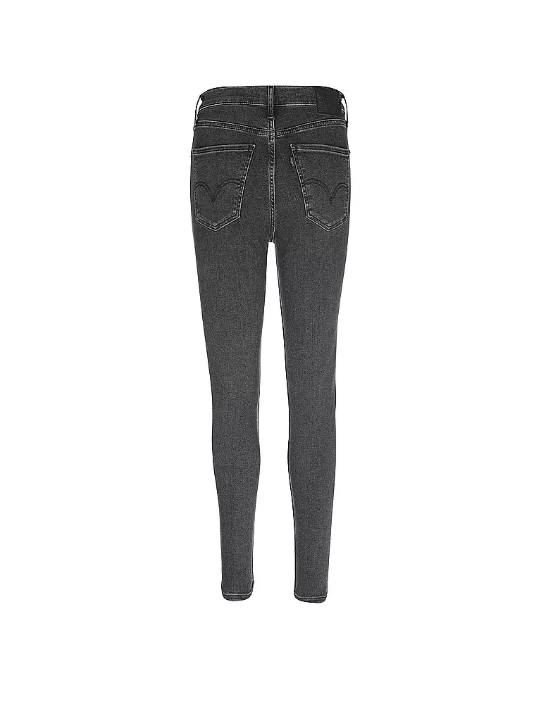 LEVI'S® | Highwaist Jeans Super Skinny Fit MILE | schwarz