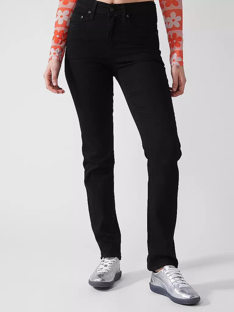 LEVI'S® | Jeans 724 HIGH RISE STRAIGHT | schwarz