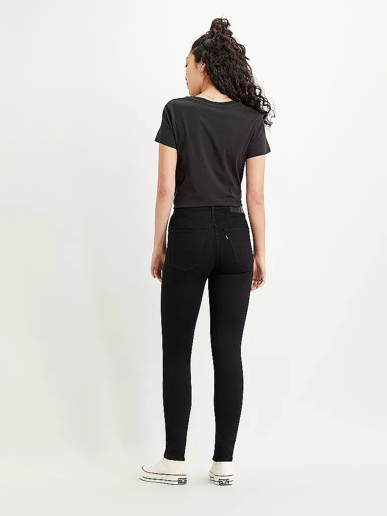 LEVI'S® | Jeans High-Super-Skinny-Fit MILE | schwarz