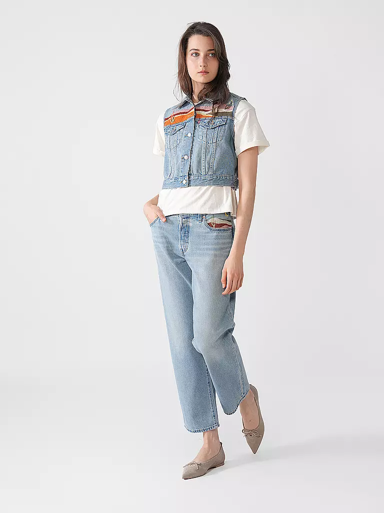 LEVI'S® | Jeans Mom Fit 501 90S ANKLE DESERT UTOPIA | hellblau