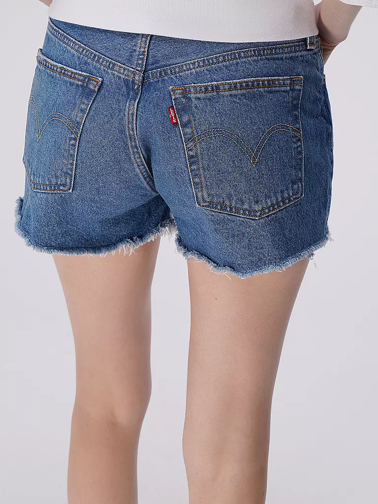 LEVI'S® | Jeans Shorts "501" (Highwaist) | hellblau