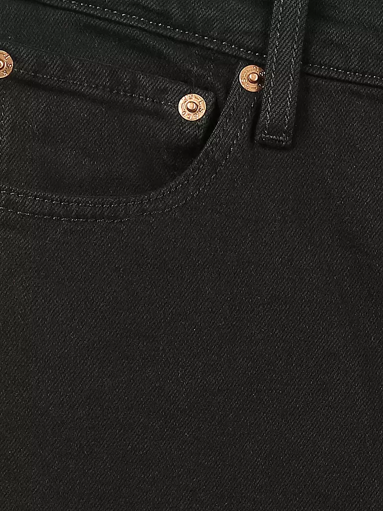LEVI'S® | Jeans Straight Fit " Ribcage " 7/8 | schwarz