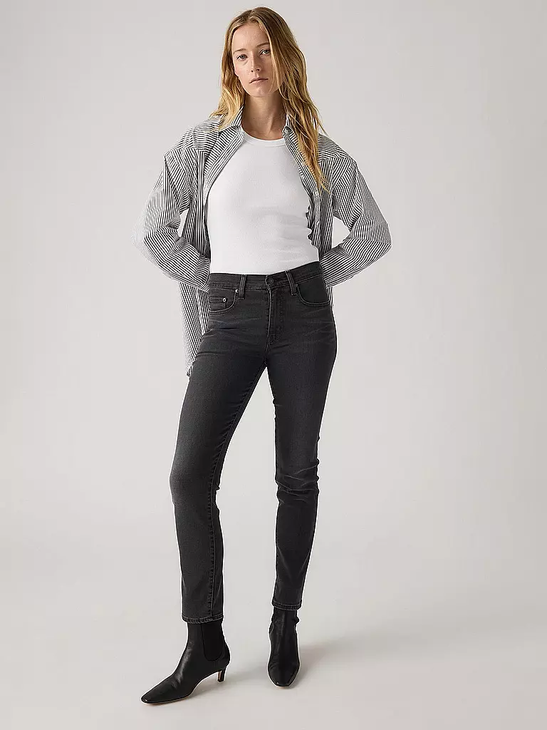 LEVI'S® | Jeans Straight Fit 724 | schwarz