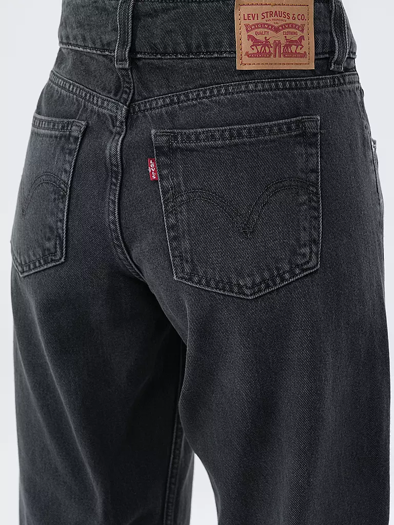 LEVI'S® | Jeans Straight Fit SUPERLOW | schwarz