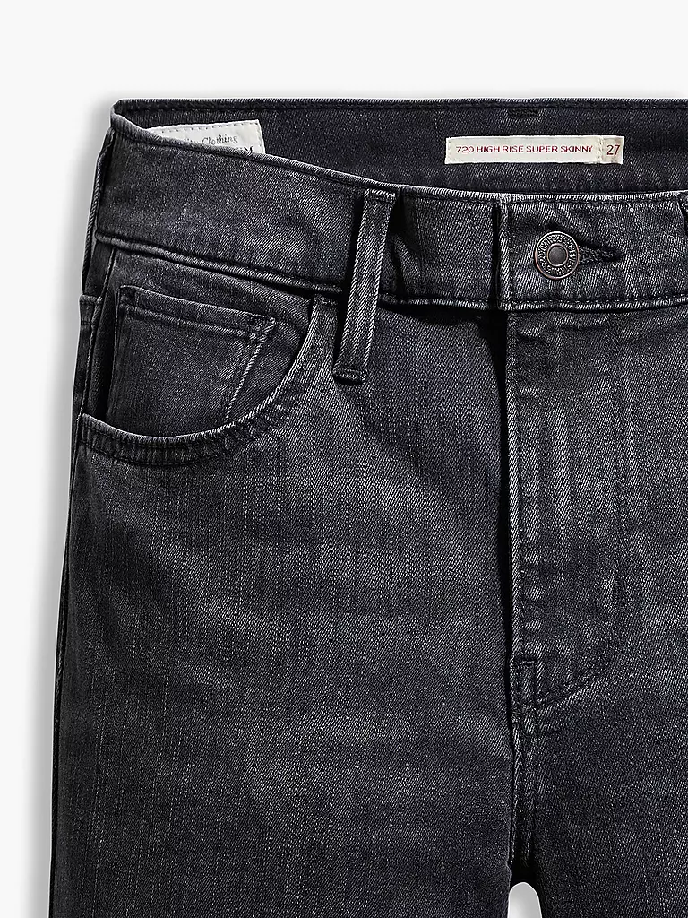 LEVI'S® | Jeans Super-Skinny-Fit Highrise 720 | grau