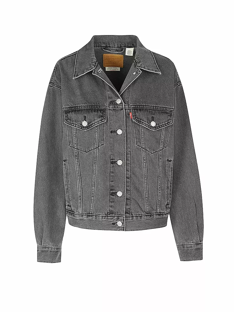 Damenmode Levis Graue Jeansjacke LEVI'S® Jeansjacke 90s Trucker Grau
