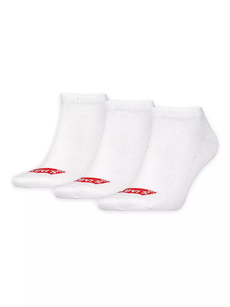 LEVI'S® | Sneaker Socken 3er Pkg white | weiss