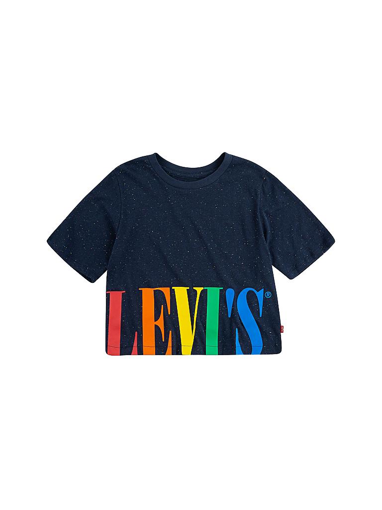 LEVI'S | Mädchen T-Shirt Cropped Fit "Varsity" | blau