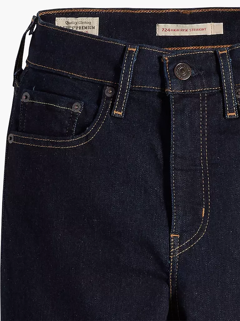 LEVI'S® |  Jeans Straight Fit 724 | schwarz