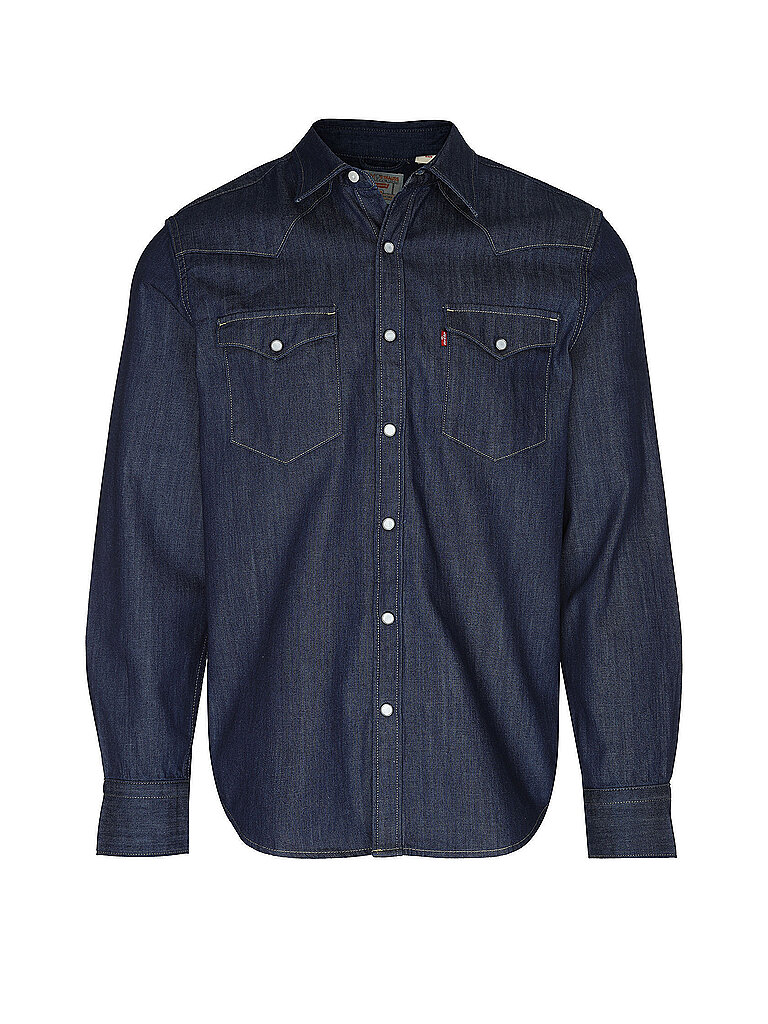 Levis® Hemden Herren Baumwolle blau