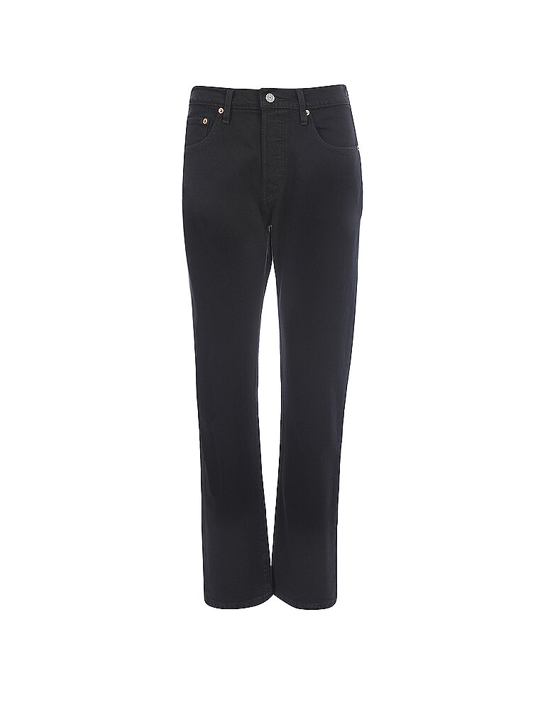 Levi's Damen Jeanshose 501 Crop High Rise, Straight Fit, Schwarz (Black Sprout), W24/L30